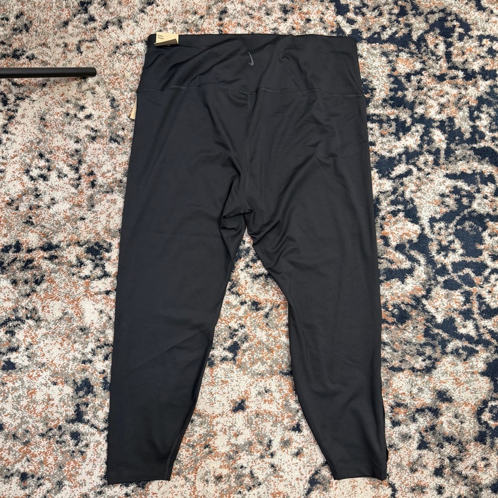 NWT Nike Plus Size 2X ‘Yoga Training Dri-Fit High-Waisted 7/8 Cutout Leggings’ - Picture 10 of 13